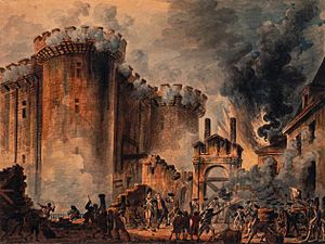 "The Storming of the Bastille", Visi...