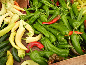 Anaheim chili peppers