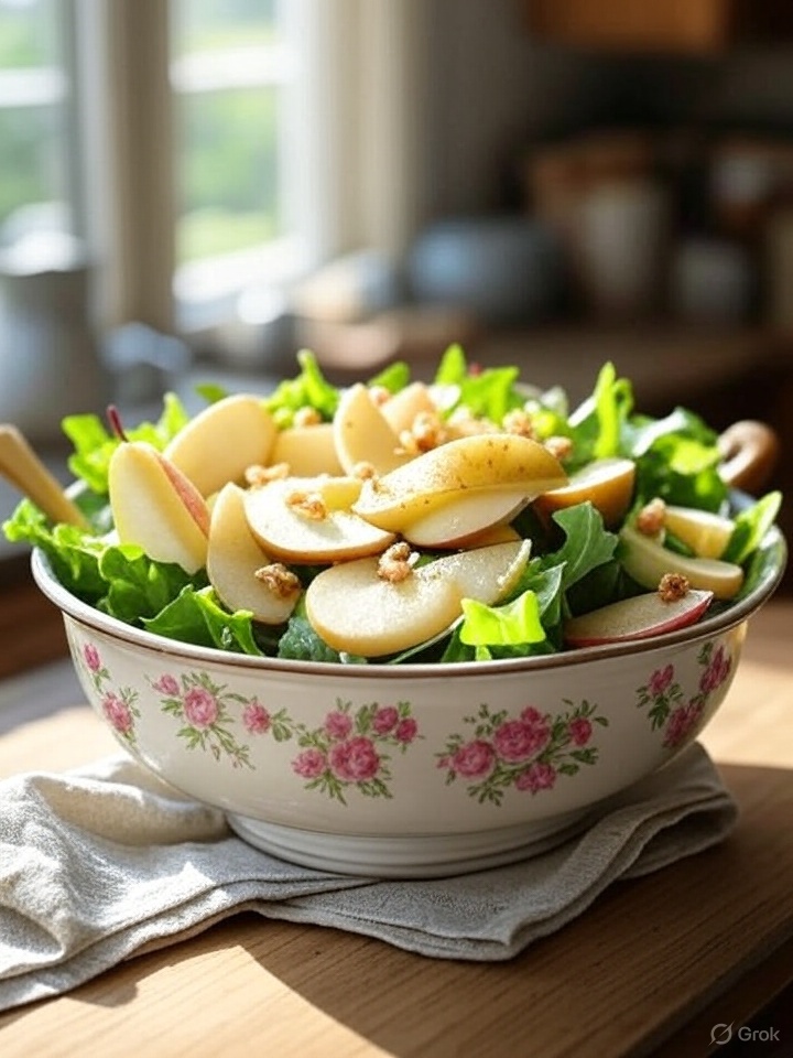 Apple Pear Salad - Fill Your Plate