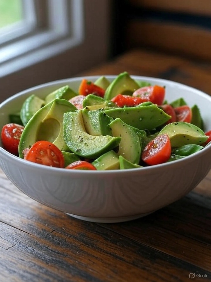 Avocado and Tomato Salad - Fill Your Plate