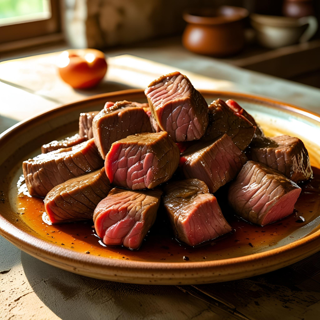 Marinated Beef Tips - Fill Your Plate