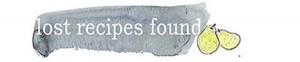 Lost Recipes Found logo Lost Recipes Found logo