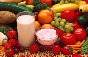 A diet rich in soy and whey protein, found in ...