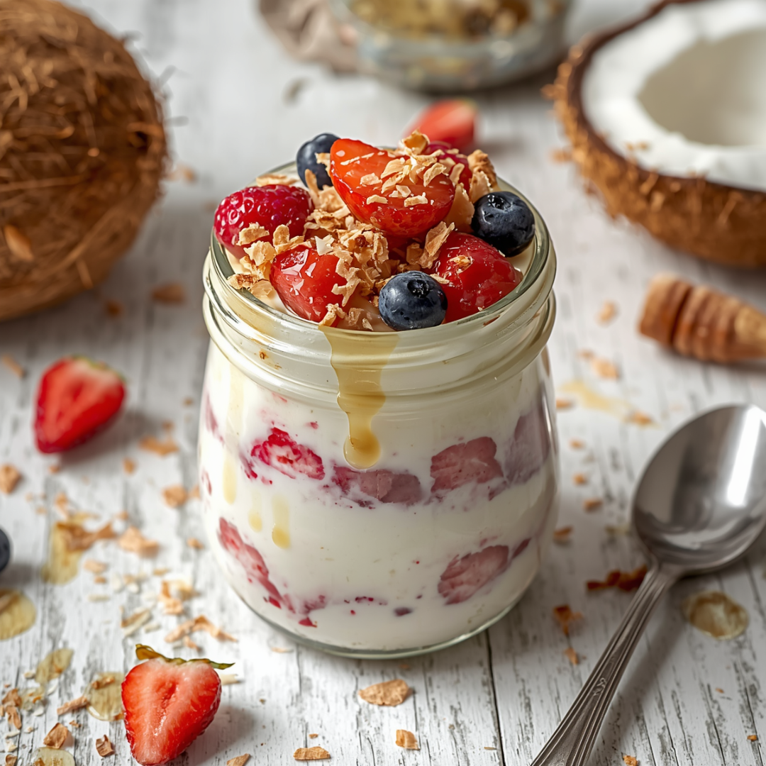 Healthy Coconut Pudding - Fill Your Plate