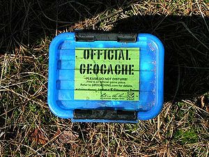 English: Geocache used in the Geocaching sport... English: Geocache used in the Geocaching sport...