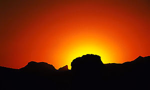 English: Sunset in Superstitions, Arizona - ht... English: Sunset in Superstitions, Arizona - ht...