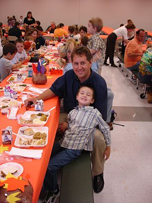 Ian and I at his school's Thanksgiving lunch Ian and I at his school's Thanksgiving lunch