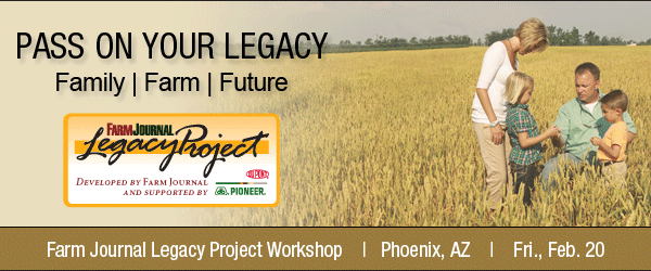 Farm Journal Legacy Project Workshop