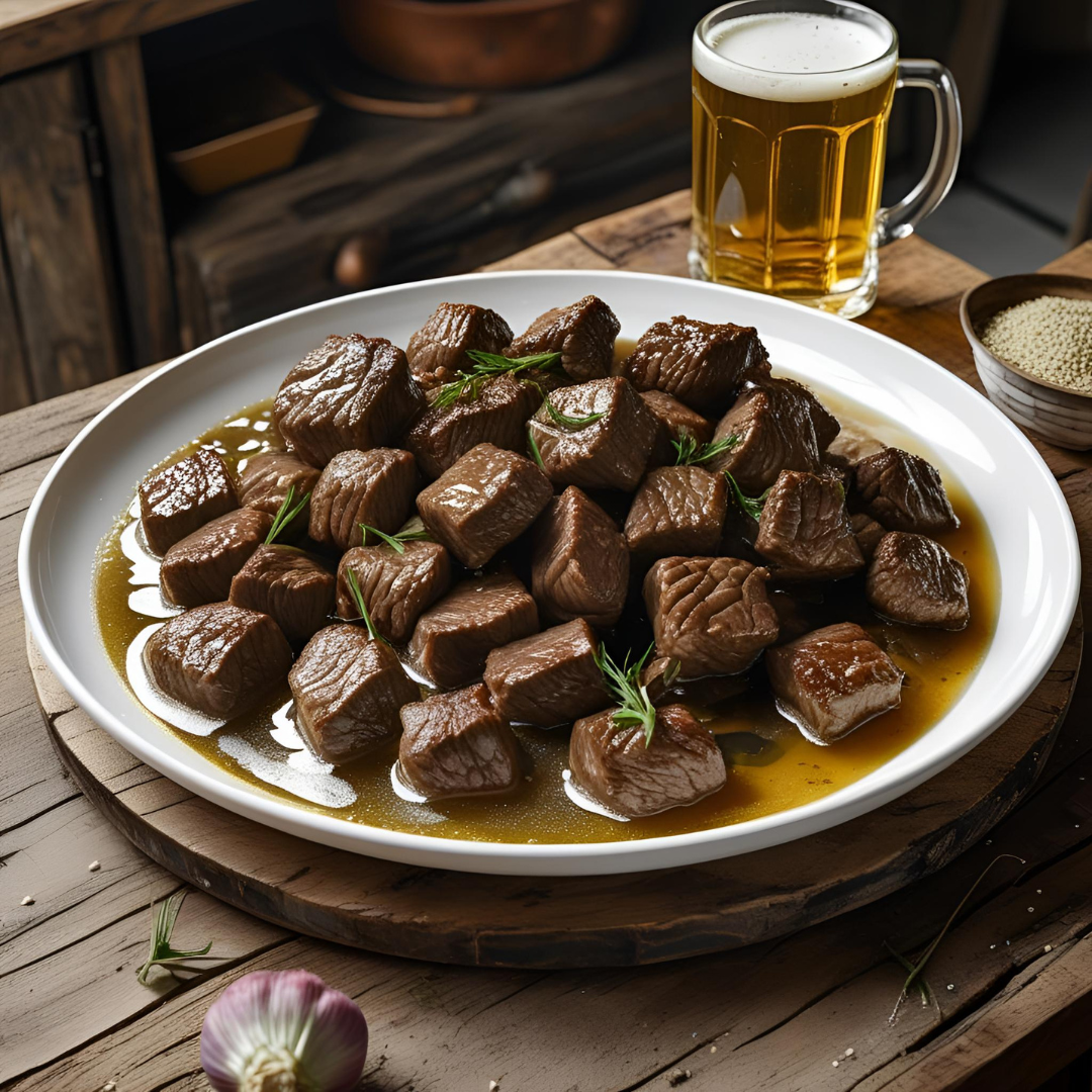 Browned Beef in Beer - Fill Your Plate