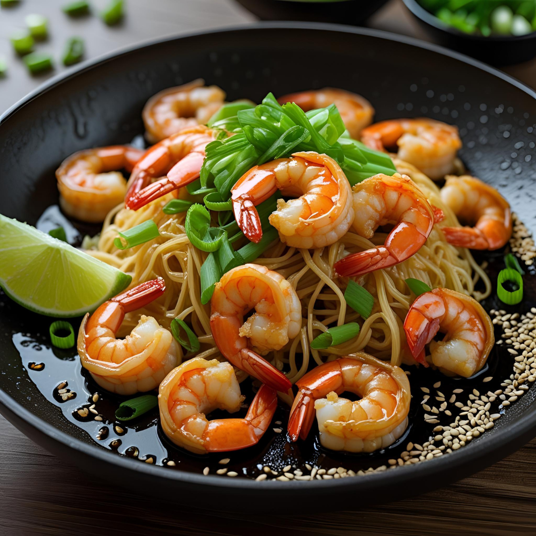 Asian Shrimp - Fill Your Plate