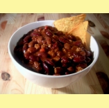 Black Bean & Goat Burger Chili