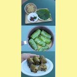 Catherine’s Stuffed Nasturtium Leaves