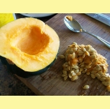 Acorn Squash with Pomegranate Seeds