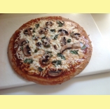 Cheesy Mushroom Pizza