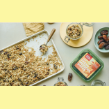 Honey Almond Granola with Coconut & Dates