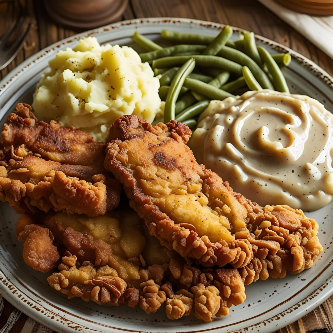 Chicken-Fried Steak and Gravy - Fill Your Plate
