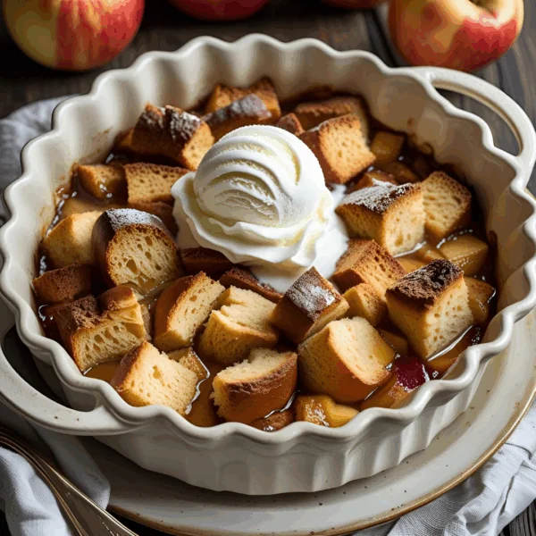 Applesauce Bread Pudding