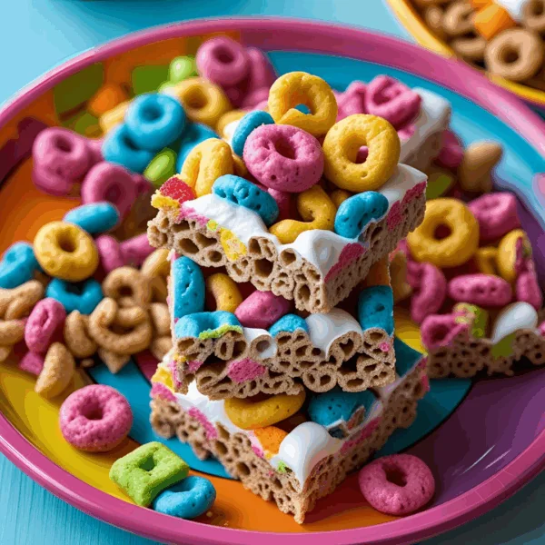 Cheerios and Trix Treat Bars