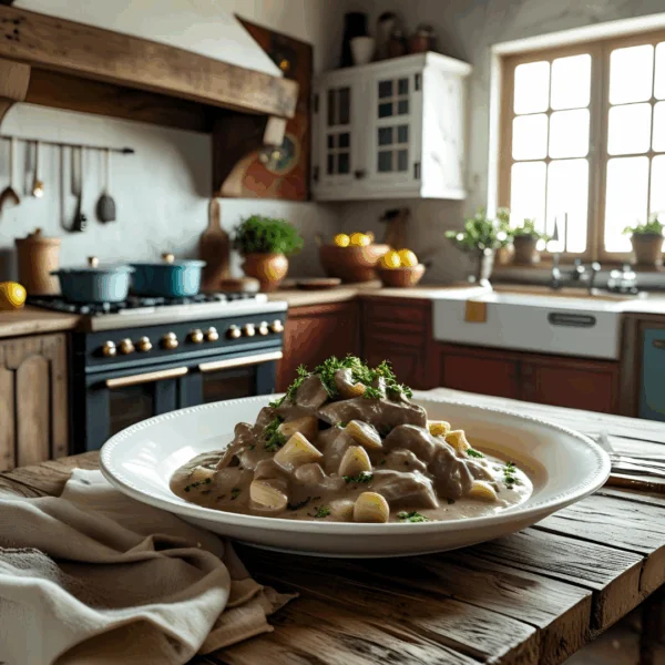 Easy Beef Stroganoff