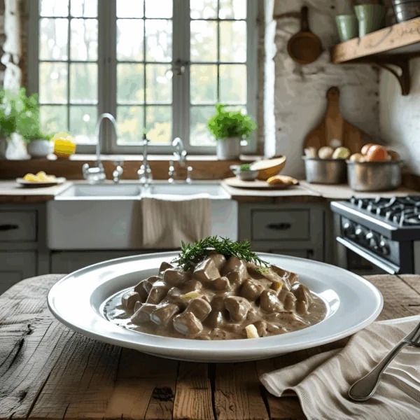 Easy Ground Beef Stroganoff