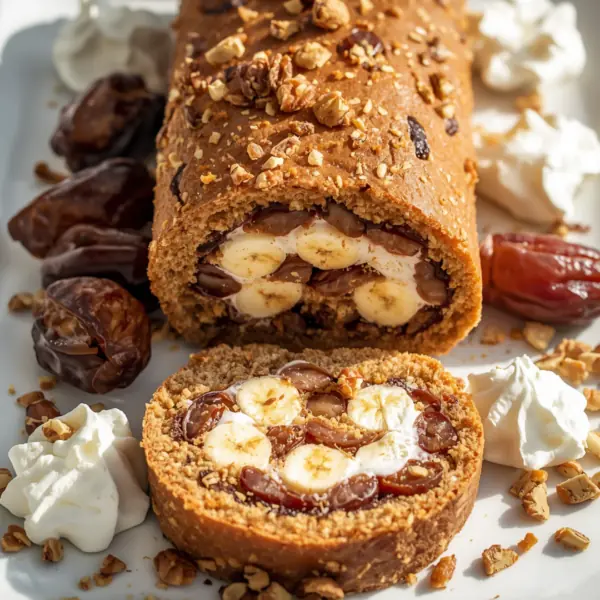 Medjool “No Bake” Date Roll