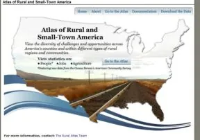 USDA Introduces Online Atlas of Rural and Small-Town America—