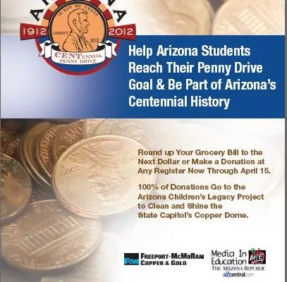 Bashas’ & Food City Customers Invited to Help Arizona Students with CENTennial Penny Drive