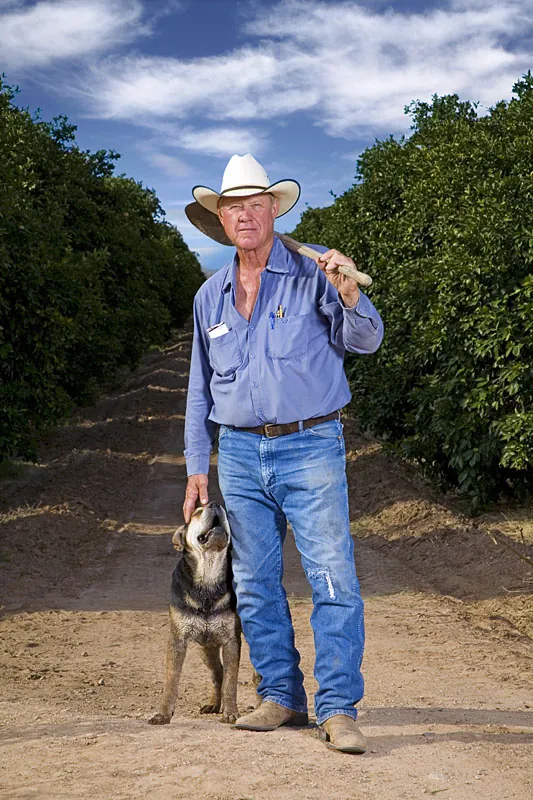 Justice, DeWayne with Dog