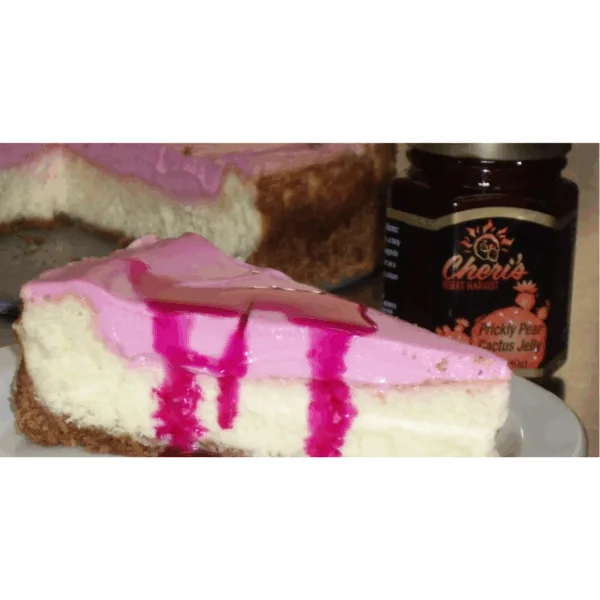 Cheri’s Classic Prickly Pear Cheesecake