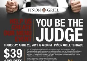 Help Pinon Grill Reinvent the Menu!