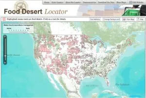 USDA Food Desert Locator