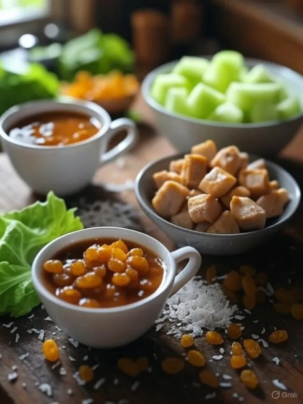 Chutney-Melon Chicken Salad