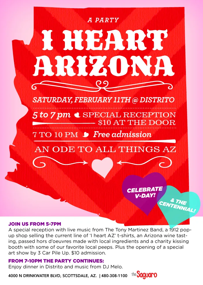 I HEART Arizona Party