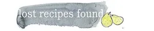 Lost Recipes Found logo Lost Recipes Found logo