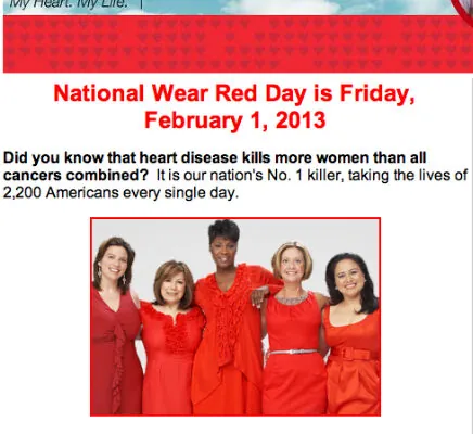 Support Women’s Heart Health: National Wear Red Day, February 1