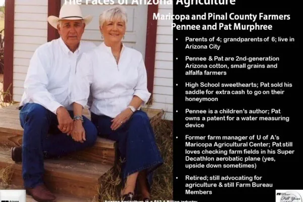 Faces of Arizona Agriculture: Pat and Pennee Murphree