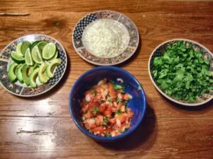 Taco fixin's