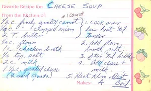 Cheese Soup Recipe Cheese Soup Recipe