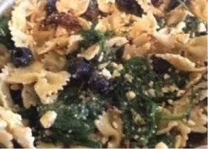 pasta and goat cheese1