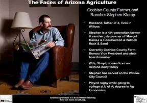 The Faces of Arizona Agriculture: Cochise County Farmer & Rancher Stephen Klump