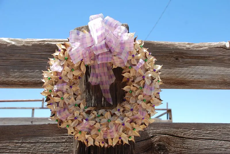 Cotton Burr Wreath