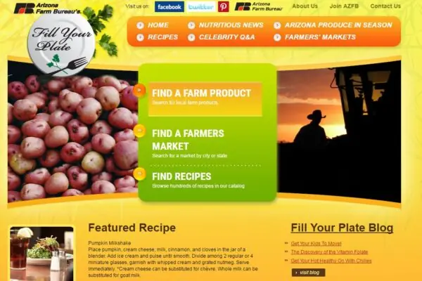 Go to Fill Your Plate for Recipe Ideas