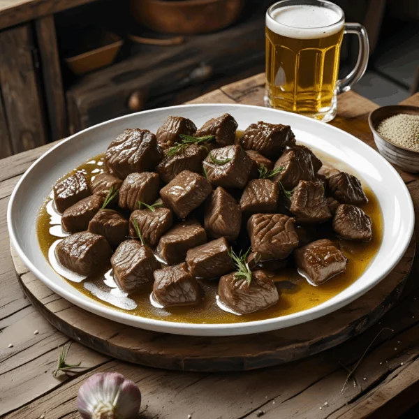 Browned Beef in Beer