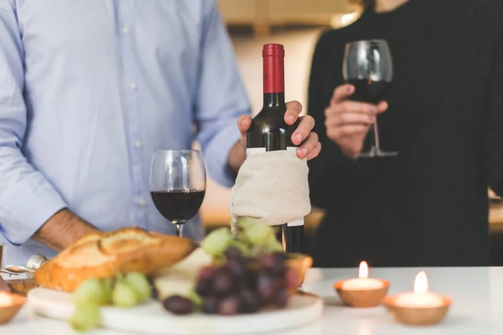 The Vintage Date on a Bottle of Wine