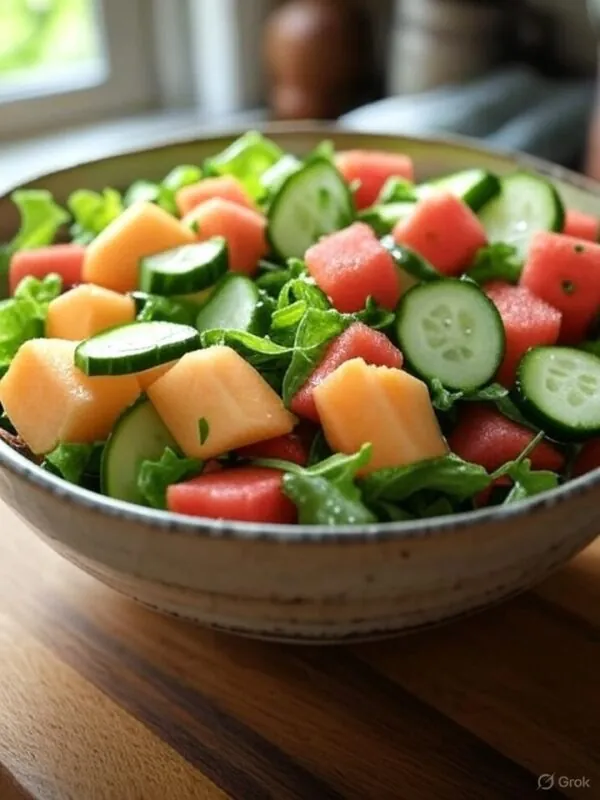 Cucumber Melon Salad