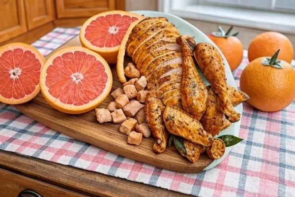 Grapefruit Turkey Salad
