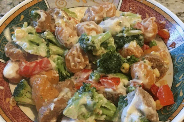 Sweet Potato Gnocchi with Vegetables