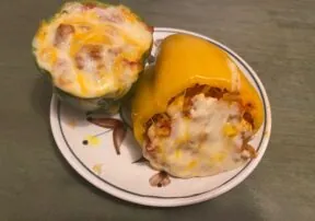 Kid-Approved Black Bean and Quinoa Stuffed Bell Peppers