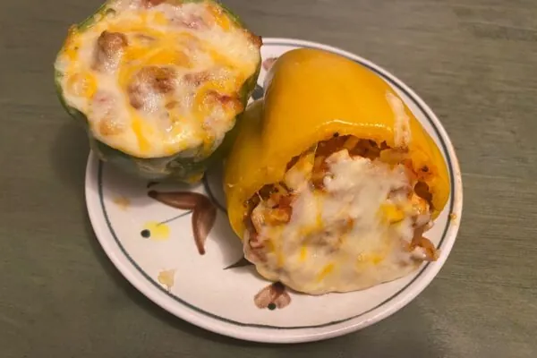 Kid-Approved Black Bean and Quinoa Stuffed Bell Peppers