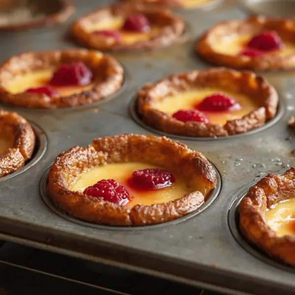 Individual Raspberry Cobblers